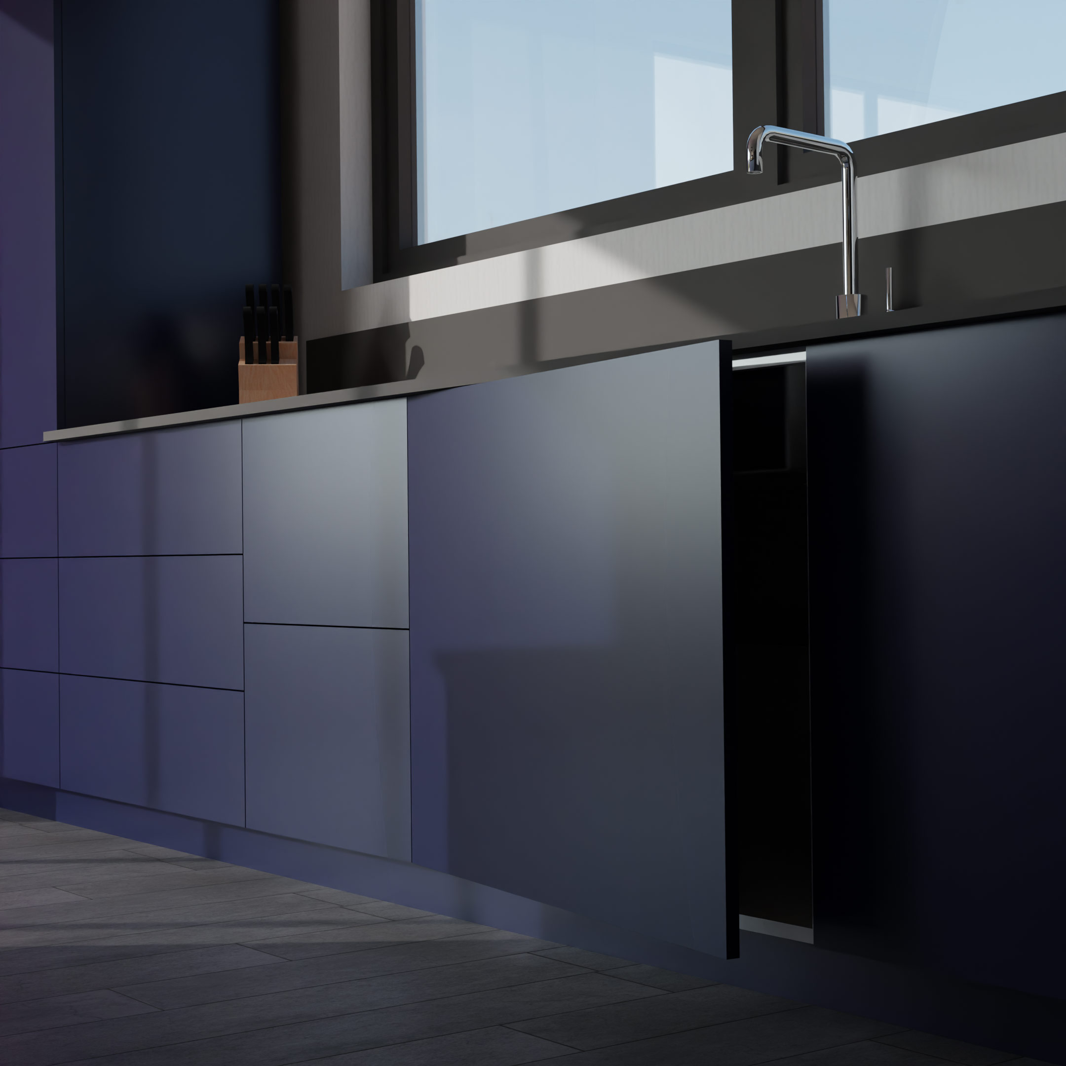 facade de porte de cuisine dark blue facade de porte de cuisine dark blue