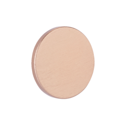 Poignée bouton plato - Or brossé