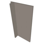Façade de porte lave-vaisselle ENHET L40H75cm - Summerain Grey