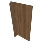 Façade de porte lave-vaisselle ENHET L40H75cm - Nice Walnut