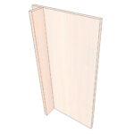 Panneau de finition ENHET L40H75cm - Moscow Ash