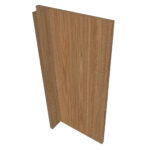 Façade de porte lave-vaisselle ENHET L40H75cm - Venice Walnut