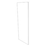 Façade FAKTUM L40H125cm - White Alaska