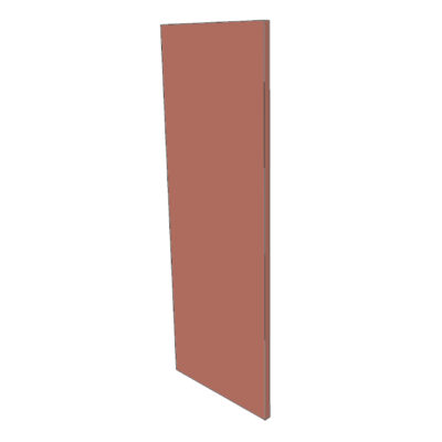 Façade FAKTUM L40H125cm - Canyon Red