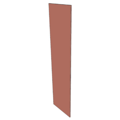 Façade FAKTUM L40H195cm - Canyon Red