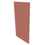 Façade METOD L20H80cm (Copie) - Canyon Red, 40x80cm