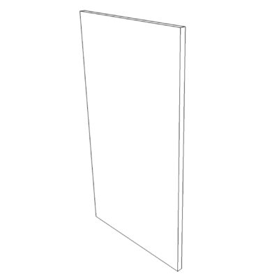 Façade Lave-vaisselle METOD L45H80cm - White Alaska