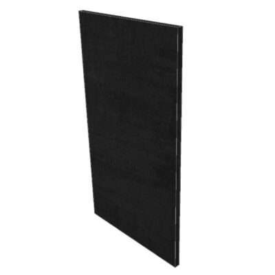 Façade Lave-vaisselle METOD L45H80cm - Stonetex black