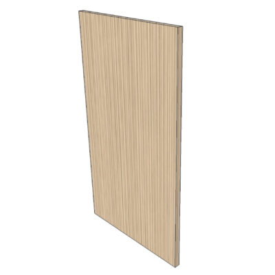 Façade Lave-vaisselle METOD L45H80cm - Lamella Cream