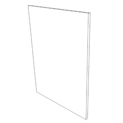 Façade Lave-vaisselle METOD L60H80cm - White Alaska