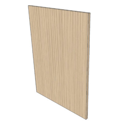 Façade Lave-vaisselle METOD L60H80cm - Lamella Cream