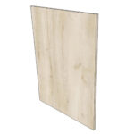 Façade Lave-vaisselle METOD L60H80cm - Rustic Chestnut White