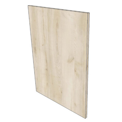 Façade Lave-vaisselle METOD L60H80cm - Rustic Chestnut White