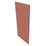 Panneau de finition METOD L39H86cm - Canyon Red