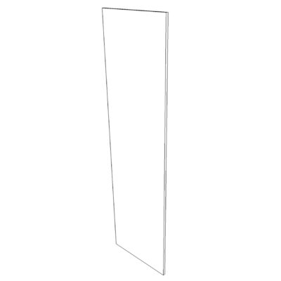 Panneau de finition METOD L62H220cm - White Alaska