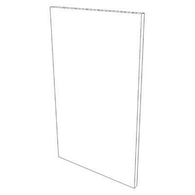 Façade FAKTUM L60Hx35cm - White Alaska