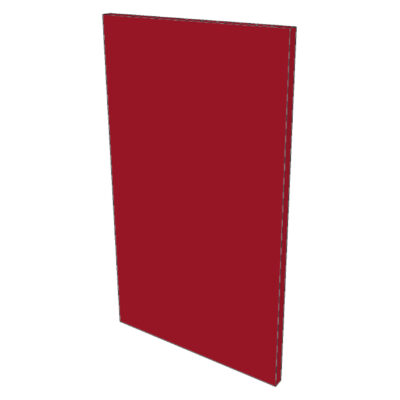 Façade FAKTUM L60Hx35cm - Bordeau