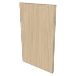 Façade FAKTUM L60Hx35cm - Lamella Cream