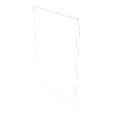 Façade Lave-vaisselle FAKTUM L45H70cm - White Alaska