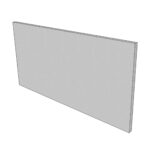 Façade de porte relevante FAKTUM L70H40cm - Grey