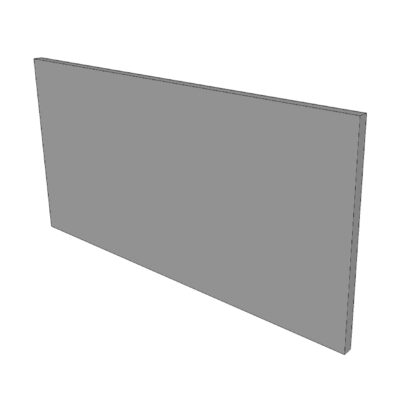 Façade de porte relevante FAKTUM L70H40cm - Lava Grey