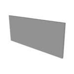 Façade de porte relevante FAKTUM L92H40cm - Lava Grey