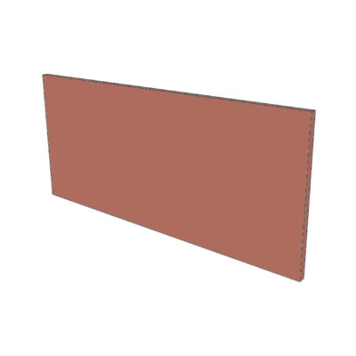Façade de porte relevante FAKTUM L92H40cm - Canyon Red