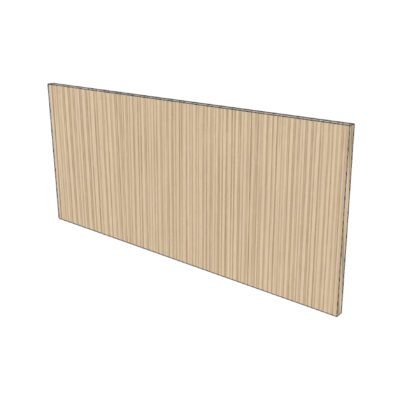 Façade de porte relevante FAKTUM L92H40cm - Lamella Cream