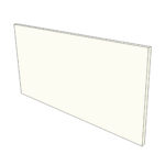 Façade de tiroir FAKTUM L50H26cm - White Porcelain