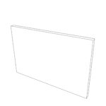 Façade de tiroir FAKTUM L50H31cm - White Alaska