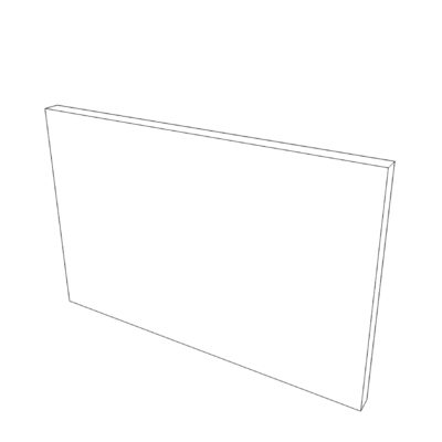 Façade de tiroir FAKTUM L50H31cm - White Alaska