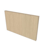 Façade de tiroir FAKTUM L50H31cm - Lamella Cream