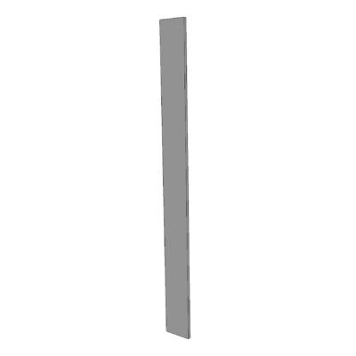 Façade DELINIA L15H138cm - Lava Grey