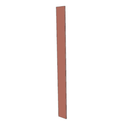 Façade DELINIA L15H138cm - Canyon Red