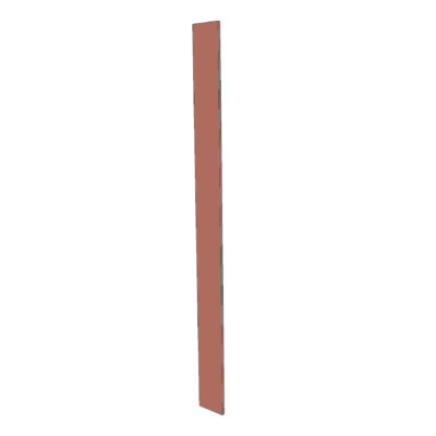 Façade DELINIA L15H215cm - Canyon Red
