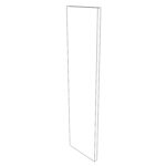 Façade DELINIA L15H77cm - White Alaska