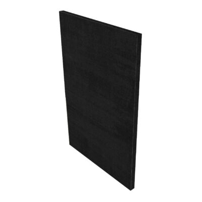 Façade de lave-vaisselle DELINIA L45H77cm - Stonetex black