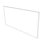Façade de tiroir FAKTUM L60H31cm - White Alaska