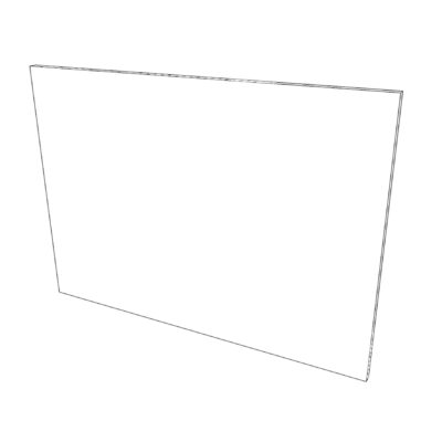 Façade de tiroir FAKTUM L80Hx57cm - White Alaska