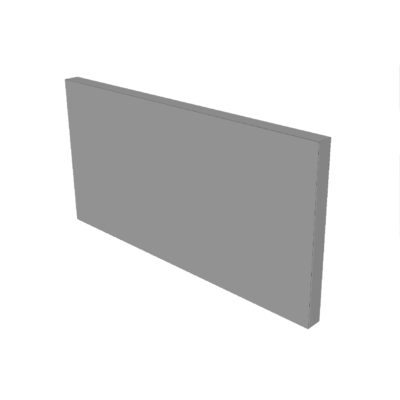 Façade DELINIA L45H26cm - Lava Grey