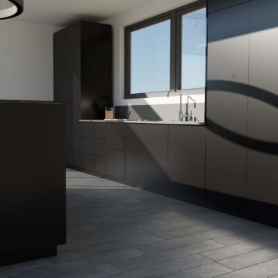 Panneau de finition METOD L62H220cm - Noir Extra Mat